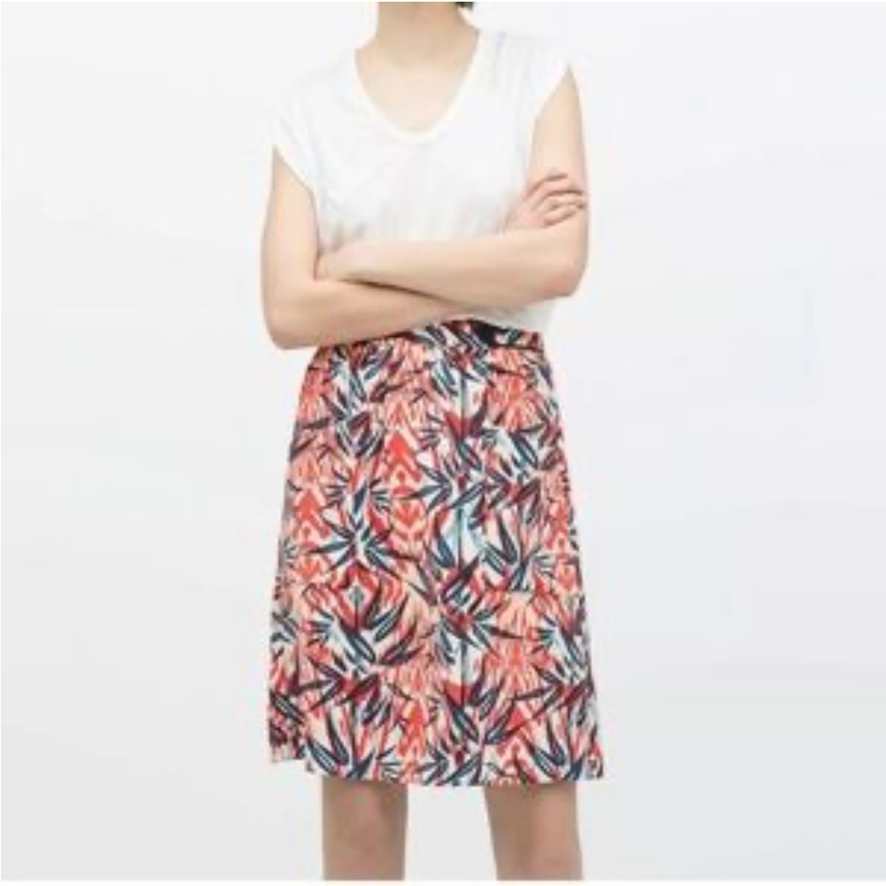 Zara A Line Tribal Skirt
